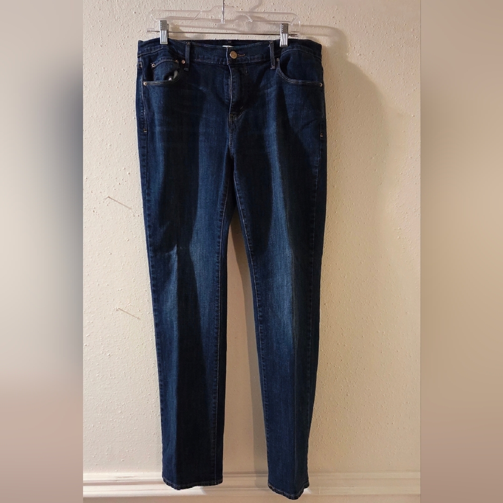 Levi's 505 Dark Blue Women's Straight Leg Jeans (Sz. 12)